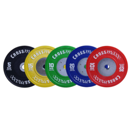 LMX85C Crossmaxx® Comp. bumper plate 50mm - coloured (10 - 25kg)