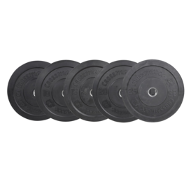 LMX87 Crossmaxx® bumper plate 50mm - black (5 - 25kg)